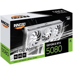 Vaizdo plokštė Inno3D X3 OC GeForce RTX 5080, 16 GB, GDDR7