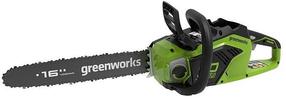 Akumulatora ķēdes zāģis Greenworks GD40CS18, 40 cm, bez akumulatora