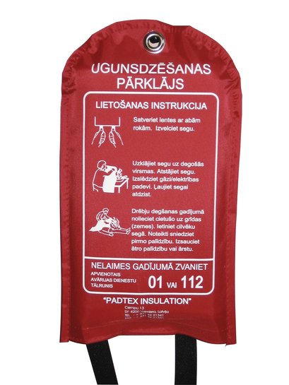 Tulekustutustekk, 180 cm, alumiinium v.