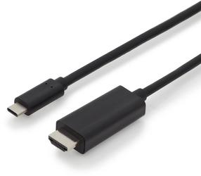Kabelis Assmann Digitus Video Interface Converter AK-300330-020-S USB Type-C, HDMI, 2 m, melna krās.