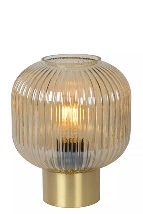 Galda stāvlampas Lucide Maloto 45586/20/62, E27, 40W, dzintara krās./zelta krās.