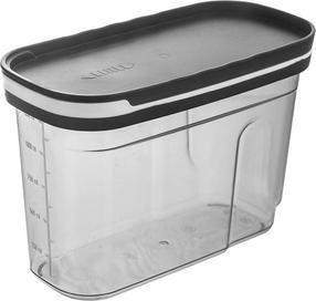 Lielapjoma produktu konteiners Orion, 1.25 l, 19.5 cm x 10 cm, pelēka krās.