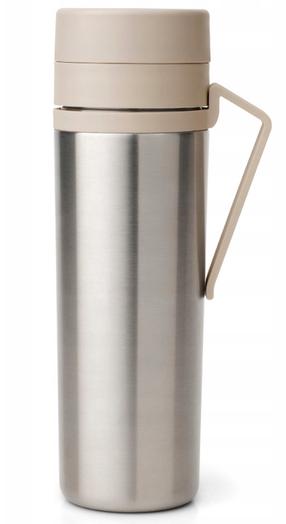 Termopudele Brabantia Make & Take, 0.5 l, sudraba krās./bēša krās.