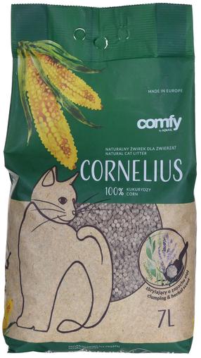 Наполнитель для кошачьего туалета Comfy Cornelius Herbal 124021, органический (комкующийся), 7 л