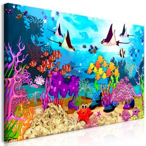 Reprodukcija Artgeist Underwater Fun, e-c-0064-b-a, 70 cm x 35 cm
