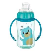 Puodelis su snapeliu Canpol Babies Cute Animals Training, 320 ml, 6+ mėn., plastikas/silikonas, turkio sp.