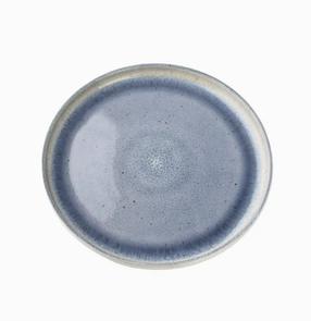 Тарелка десертная Mondex Basic Nature, 21 см x 21 см x 2.4 см, синий цв.