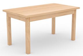 Valgomojo stalas išskleidžiamas ADRK Rodos 81, ruda sp./aukso sp., 140 - 180 cm x 80 cm x 76 cm