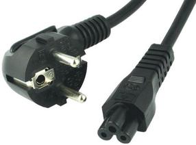 Vads Dell 220V Power Cable Elektros tinklo, IEC C5, 1.8 m, melna krās.