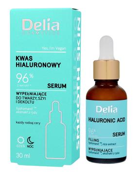 Sejas serums Delia Cosmetics Hyaluronic Acid, 30 ml