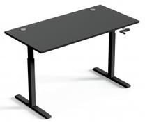 Datorgalds regulējams augstums Up Up Ragnar B-57051PT/D22-20N, 150 cm x 75 cm, 73 - 123 cm, melna krās.