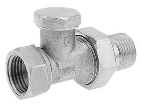 Vārsts Ferro ZP2YE, taisns, radiatoram, 1/2"