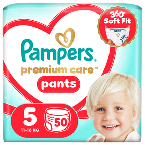 Sauskelnės-kelnaitės Pampers Premium Care Pants, 5 dydis, 50 vnt.
