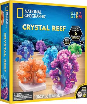 Набор для выращивания кристаллов National Geographic Crystal Reef, многоцветный