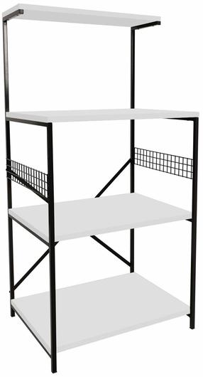 Daugiafunkcinė virtuvės spinta Kalune Design Anemon, balta sp., 45 cm x 60 cm x 124 cm