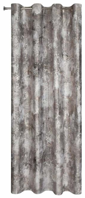 Naktinė užuolaida Ester, sidabro sp./pilka sp., 140 cm x 250 cm