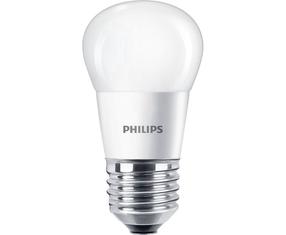 Lemputė Philips LED, P45, 2700 °K, E27, 5 W, 450 lm