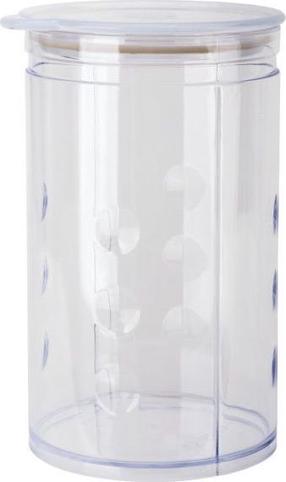 Lielapjoma produktu konteiners El-hurt Juypal, 1.25 l, 12.5 cm x 11 cm, caurspīdīga krās.