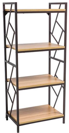Grīdas plaukts Tablo, ozola krās./brūna krās., 140 cm x 40 cm x 60 cm