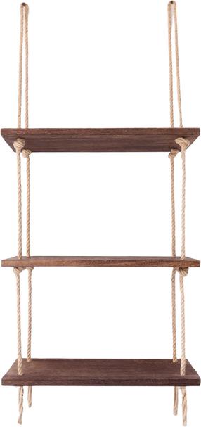 Sieninė lentyna Kalune Design Aa041 v2, riešuto sp., 110 cm x 14 cm x 40 cm