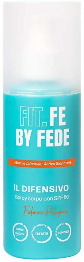 Purškiklis įdegio priežiūrai kūnui Fit.Fe by Fede The Defender SPF50, 150 ml