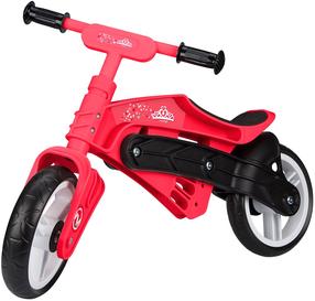 Balansinis dviratis Nijdam Rider 52LA, juoda sp./rožinė sp., 9"