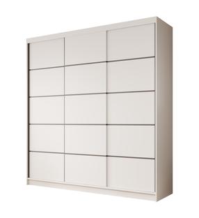 Skapis ADRK Greta, balta krās., 200 cm x 58 cm x 215 cm