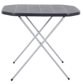 Kempinga galds Patio Camping Table, pelēka krās., 70 cm x 53 cm x 61 cm