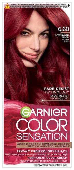 Plaukų dažai Garnier Color Sensation, ruby, 6.60, 112 ml