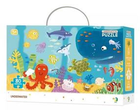 Puzle Dodo Underwater, 31 cm x 45 cm, 80 gab., daudzkrāsaina