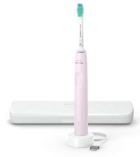 Elektriskā zobu birste Philips Sonicare 3100 HX3673/11 Series, balta krās./rozā krās.