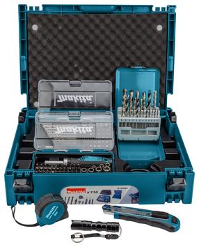 Uzgaļu un urbju komplekts Makita B-49884 116 gab.