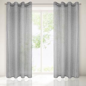 Dieninė užuolaida Amanda, pilkos, 140 cm x 250 cm