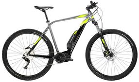 Elektrinis dviratis Kross E-Level Boost 1.0, 29", 250 W, 13.9 Ah, juoda sp./žalia sp./grafito sp.