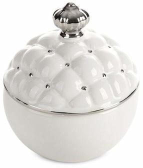 Cukrinė Eurofirany Adore 470228, balta/sidabro