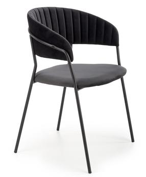 Söögitoa tool K426, must v., 57 cm x 54 cm x 79 cm
