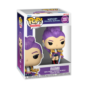 Rotaļlietu figūriņa Funko POP! Animation KPOP Demon Hunters Rumi 2257, 9 cm, violeta krās.