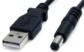 Kabelis StarTech USB2TYPEM 9515502 USB Type-A (4 pin) USB 2.0, DC jack, 0.91 m, melna krās.
