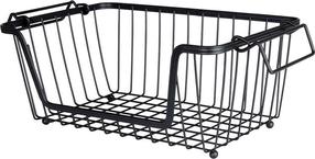Vaisių ir daržovių krepšelis Vilde Loft, metalas, 35 cm x 20 cm, juoda sp.