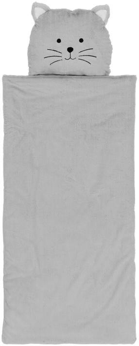 Õhuke magamiskott beebile 4Living Kitty, hall v., 160 cm x 64 cm