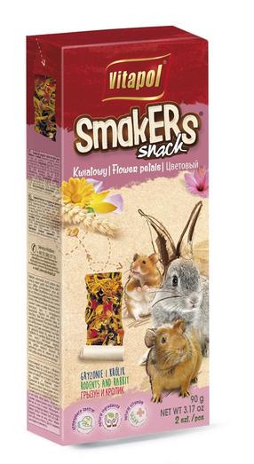 Maistas graužikams Vitapol Smakers Snack, triušiams/jūrų kiaulytėms/žiurkėnams, 0.09 kg, 2 vnt.
