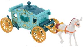 Komplekts Horse with carriage S34700060, 19 cm, 2 gab., zila krās./sarkana krās./(krāsa/dizains tiek izvēlēts nejauši)