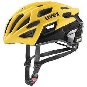 Dviratininkų šalmas universalus Uvex Race 7, juoda sp./geltona sp., 51-55 cm