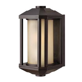 Āra sienas lampa Quintiesse Castelle S, 60W, E27, IP44, bronzas krās., 15.2 cm x 29.2 cm