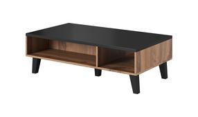 Žurnālgaldiņš Cama Meble Lotta 110, melns krās./koka krās., 110 cm x 60 cm x 35 cm