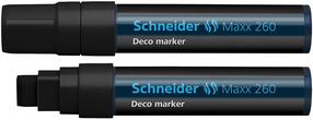 Tekstimarker Schneider Maxx 260 65S126001, 5 - 15 mm, must v.