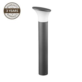 Brīvi stāvošs āra gaismeklis Domoletti GL1140, 23W, E27, IP44, pelēka krās., 17.5 cm x 80 cm