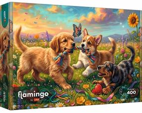 Puzle Trefl Puppy Pranks, 48 cm x 38 cm, 400 gab.