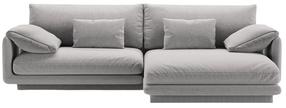 Kampinė sofa Micadoni Torino Structured, šviesiai pilka sp., dešininė, 250 x 170 cm x 83 cm