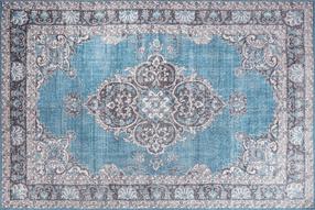 Ковровая дорожка Conceptum Hypnose Blues Chenille AL 201, синий цв./многоцветный, 230 см x 75 см